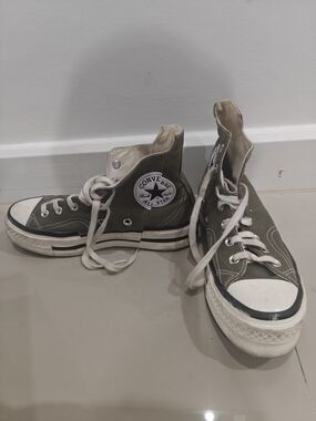 Converse Chuck Taylor All Star High Top Sneakers 70s Platform - Olive Green
